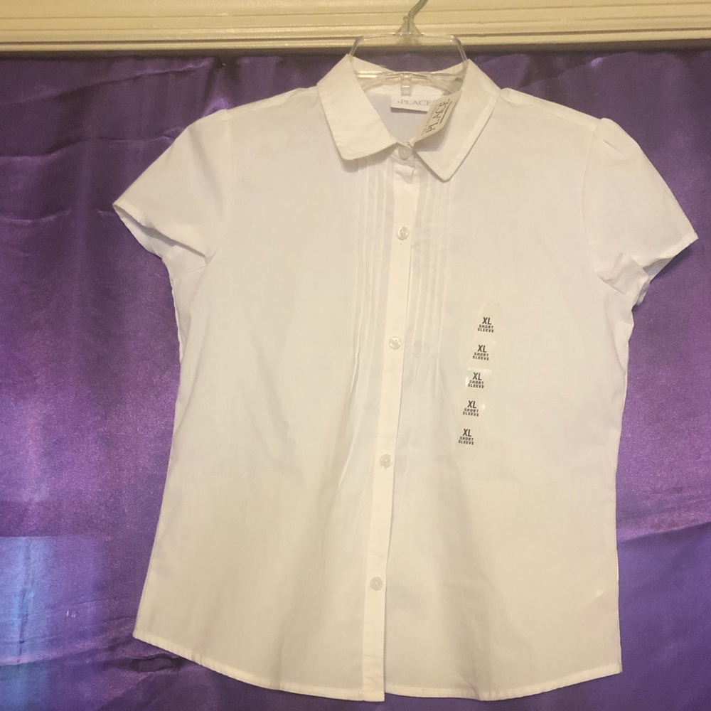 Brand New White Button Down